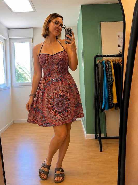 Robe imprimée multicolore Xhilaration femme taille XS