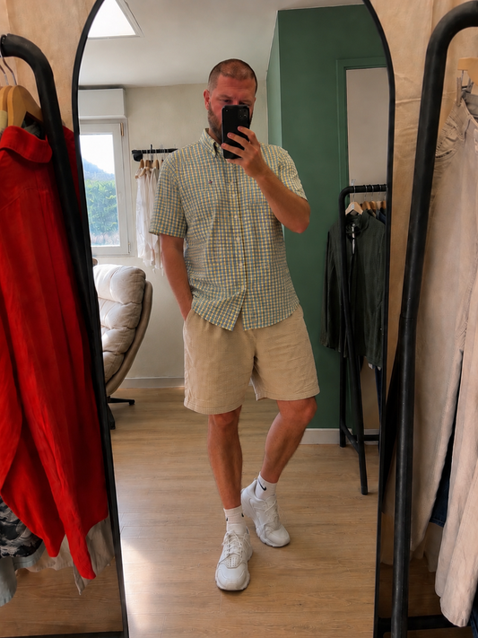Chemise à Carreaux Manches Courtes - Tommy Hilfiger - Taille XL