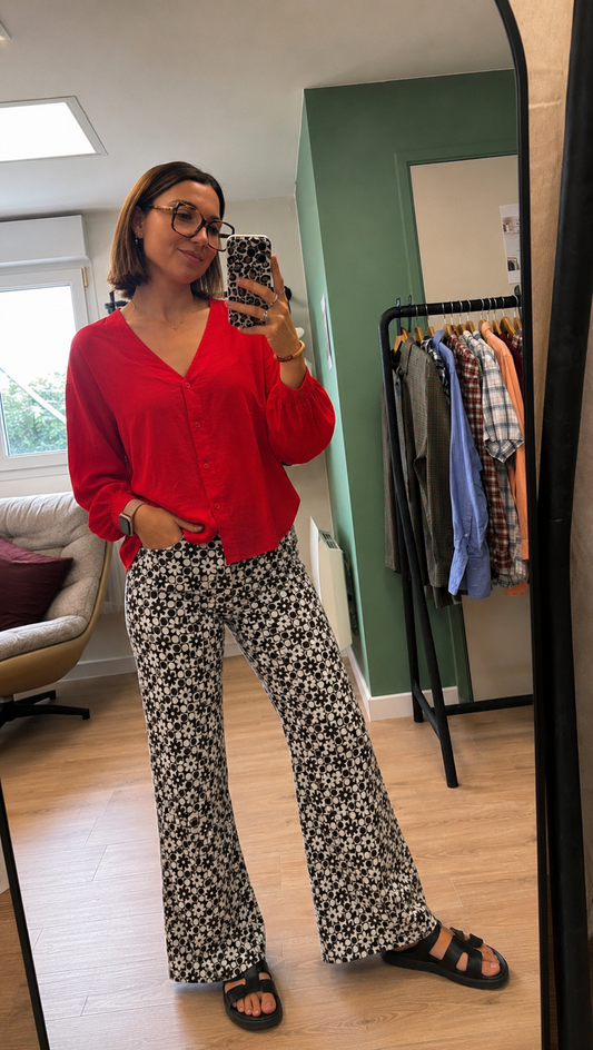 Pantalon flare rétro Motel
