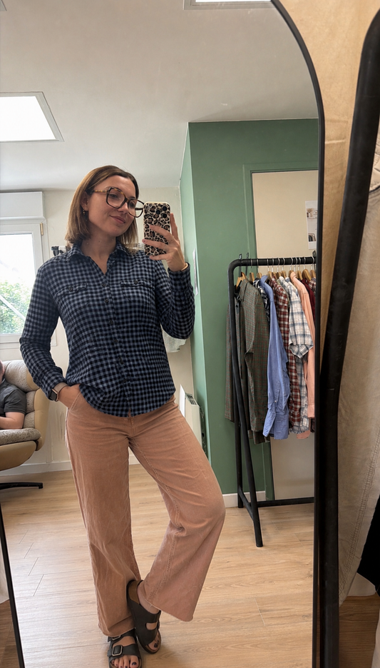 Chemise à carreaux Navy Casual - Tommy Hilfiger - XS
