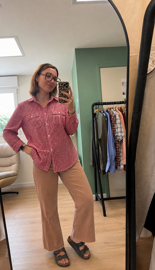 Chemise à Carreaux Vichy -Tommy Hilfiger - L