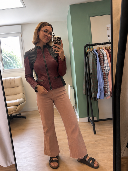 Veste en cuir - IKKS - L