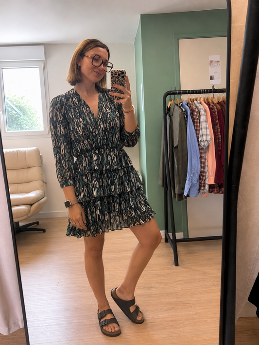 Robe Fluide Imprimée -  Georgia Morgan Femme - S