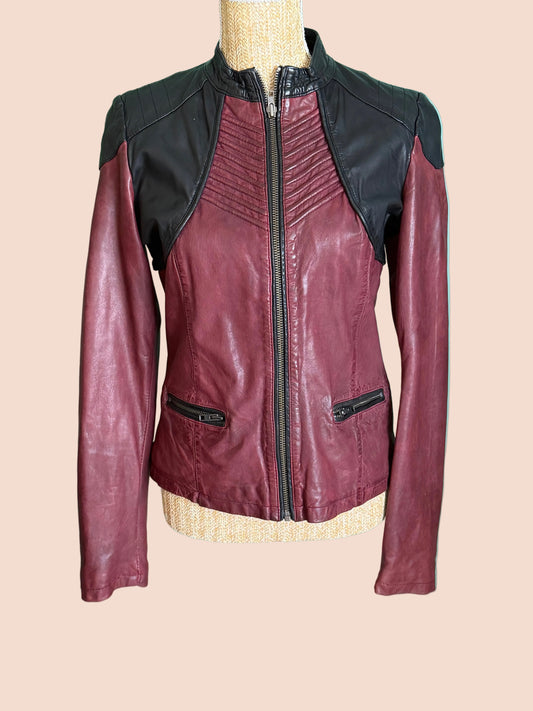 Veste en cuir - IKKS - L IKKS