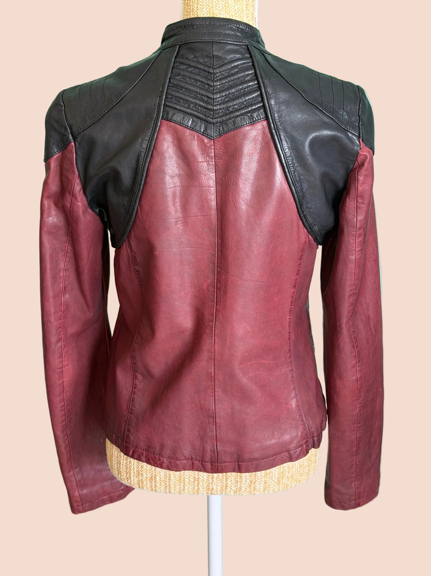 Veste en cuir - IKKS - L IKKS