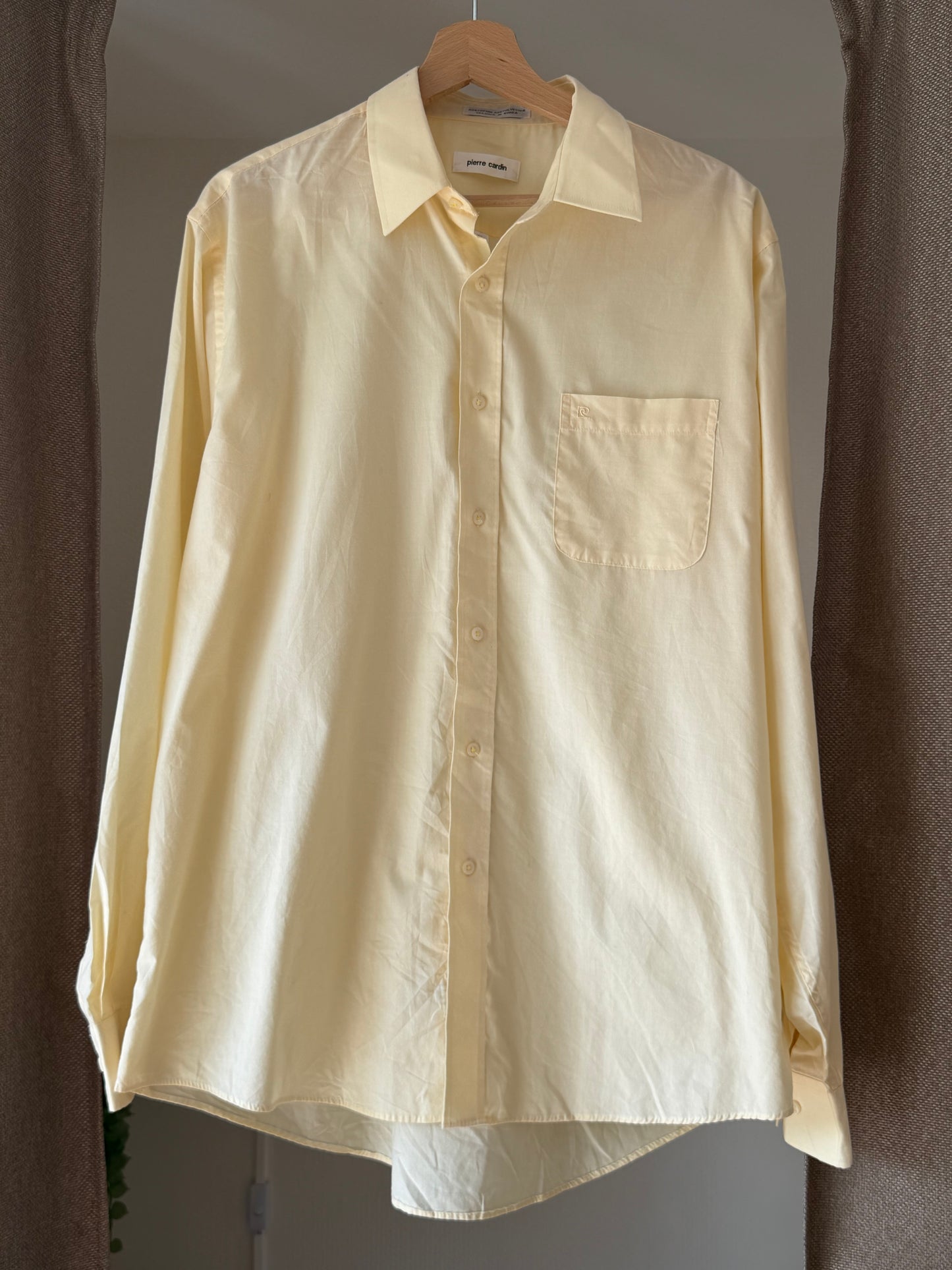 Chemise Jaune Pastel - Pierre Cardin - Taille  XL