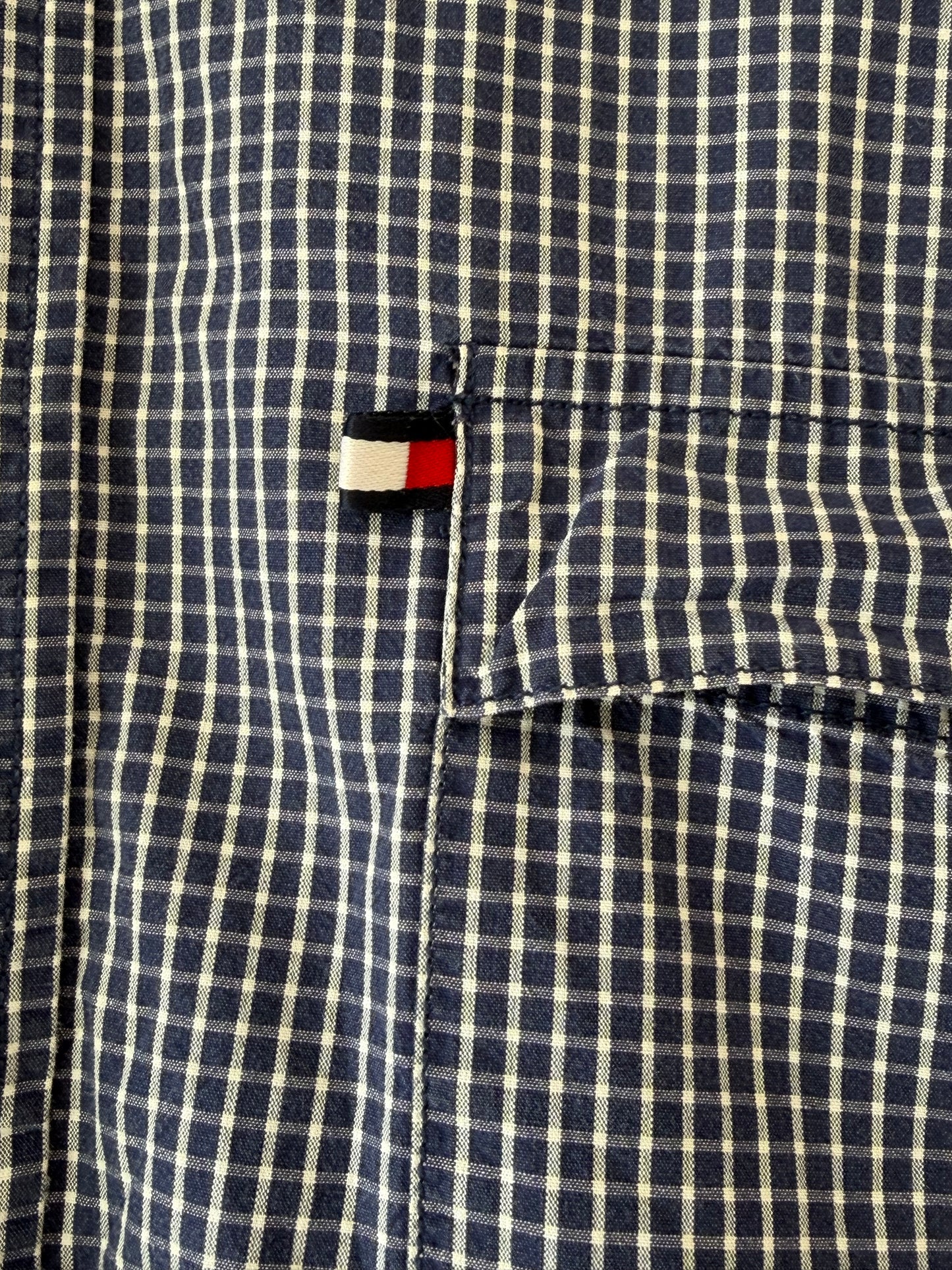 Chemise à Carreaux Bleu Marine - Tommy Jeans - Taille XL