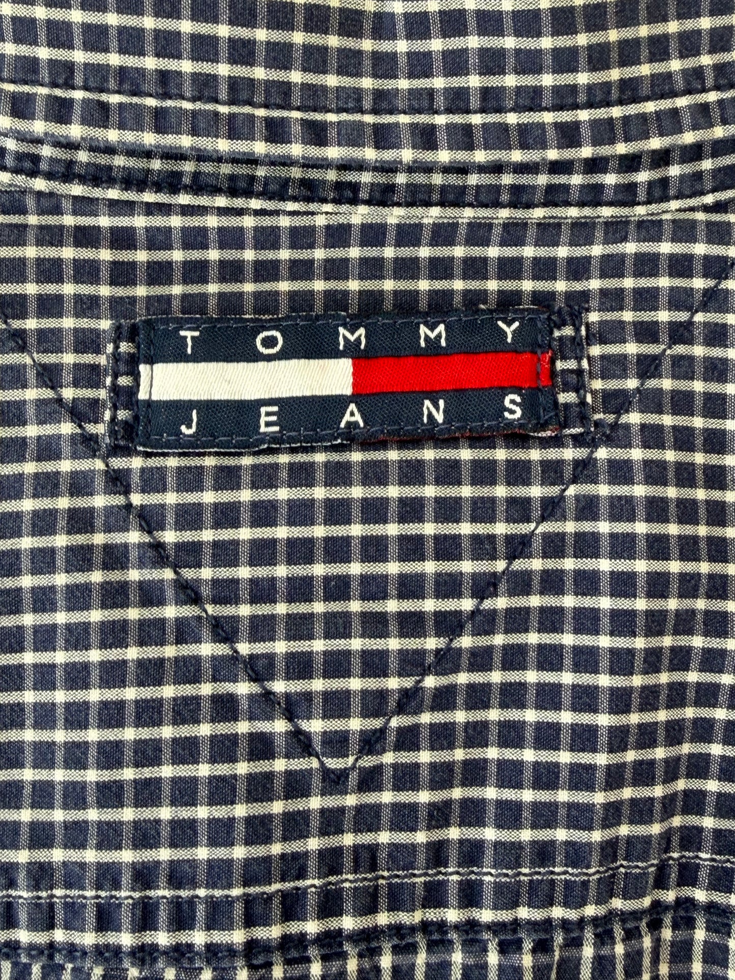 Chemise à Carreaux Bleu Marine - Tommy Jeans - Taille XL