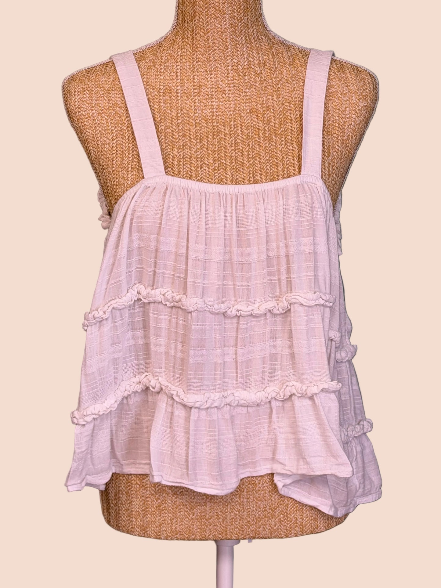 Débardeur Bohème Femme Blanc - Taille S