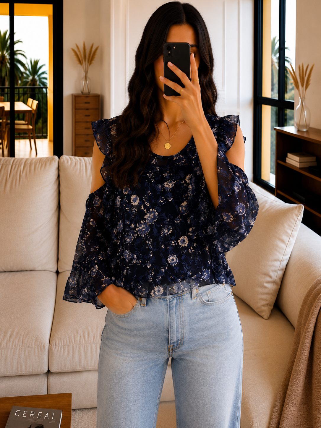 Blouse Fleurie -  Hollister - M Hollister