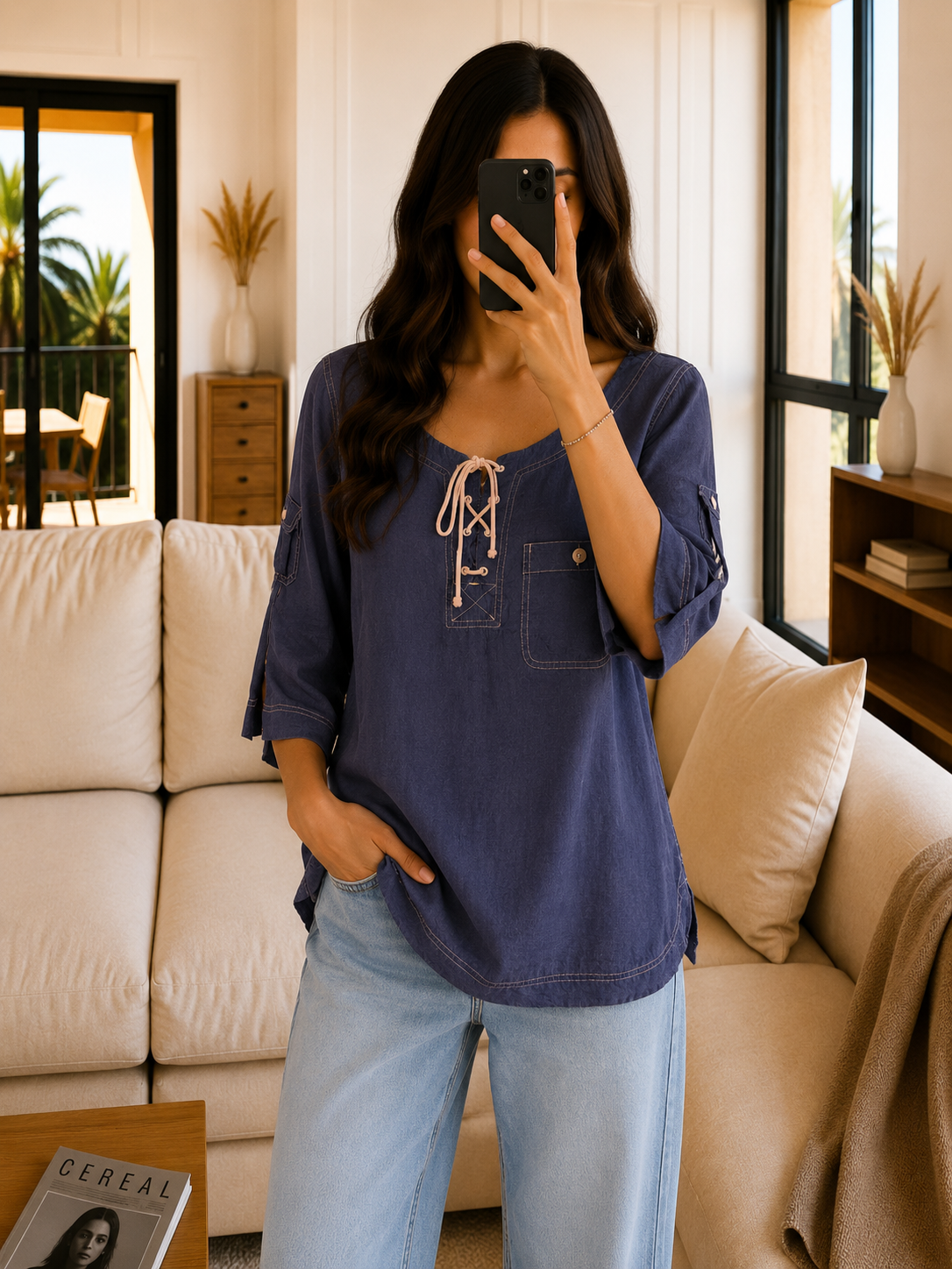 Blouse Lin-  Ralph Lauren - M Ralph Lauren