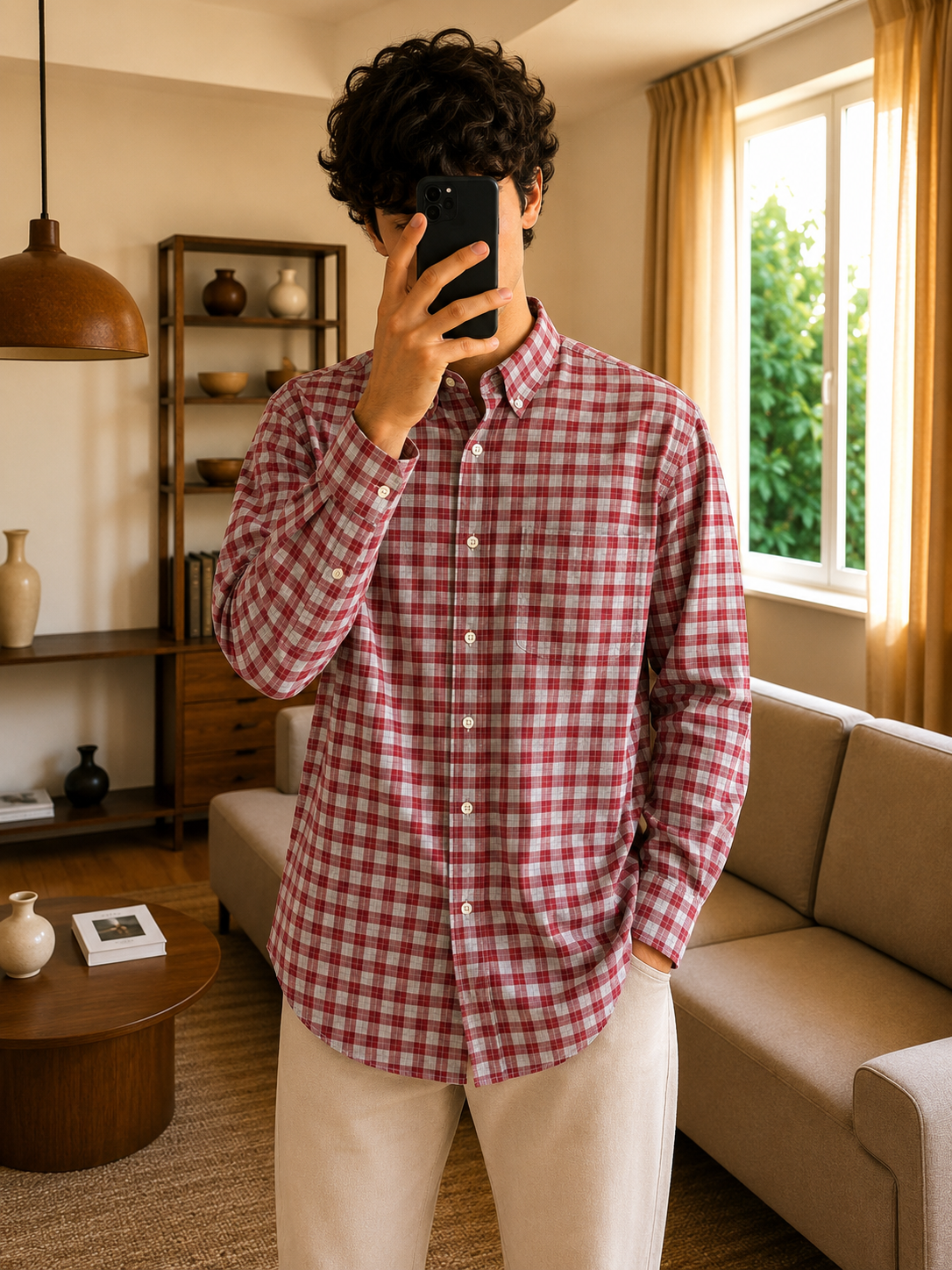 Chemise à Carreaux - Calvin Klein - S Le salon de Faustine