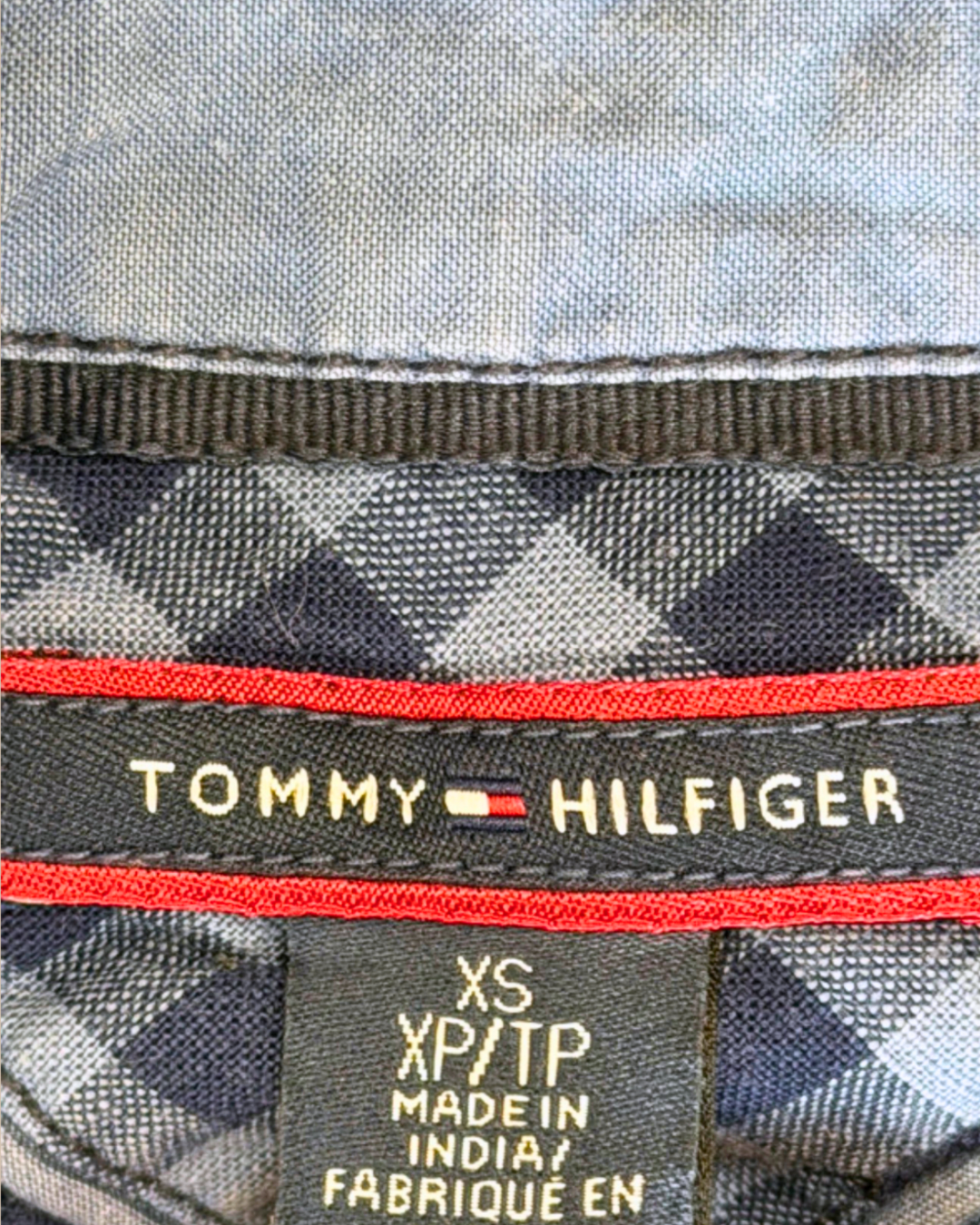 Chemise à carreaux Navy Casual - Tommy Hilfiger - XS Tommy Hilfiger